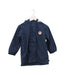 A Blue Rain Jackets from La Compagnie des Petits in size 4T for girl. (Front View)