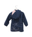 A Blue Rain Jackets from La Compagnie des Petits in size 4T for girl. (Back View)