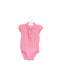 A Pink Short Sleeve Bodysuits from Ralph Lauren in size 3-6M for girl. (Front View)