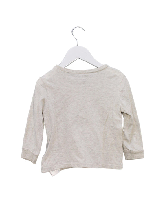 A Ivory Long Sleeve Tops from Ralph Lauren in size 12-18M for boy. (Back View)