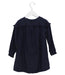 A Navy Long Sleeve Dresses from Carrément Beau in size 5T for girl. (Back View)