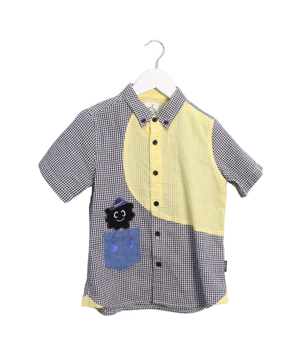 A Black Shirts from As Little As in size 5T for boy. (Front View)