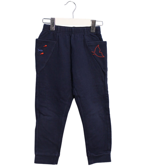 A Navy Sweatpants from Kingkow in size 2T for boy. (Front View)