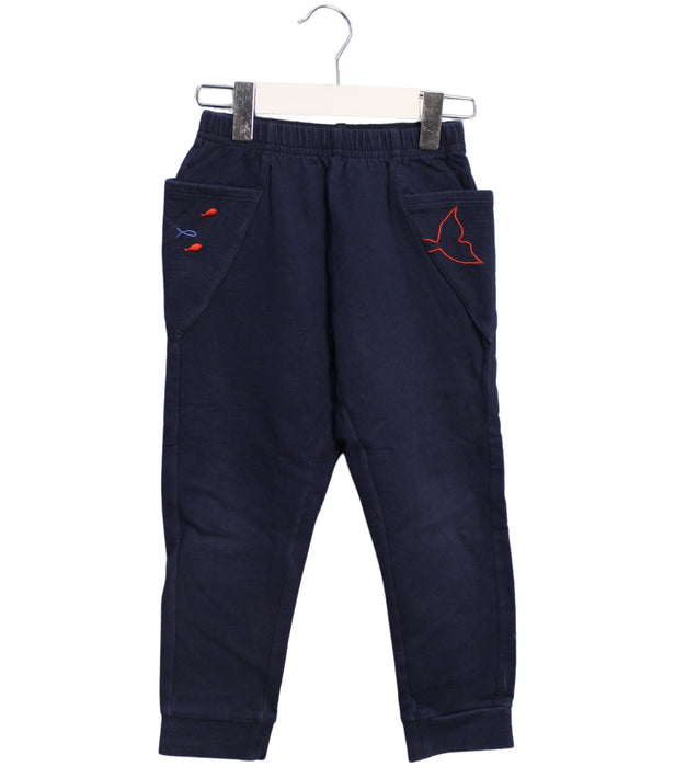 A Navy Sweatpants from Kingkow in size 2T for boy. (Front View)