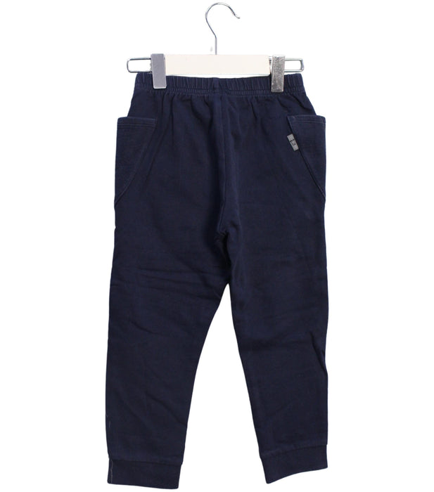 A Navy Sweatpants from Kingkow in size 2T for boy. (Back View)
