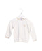 A White Knit Sweaters from Petit Bateau in size 3T for boy. (Front View)