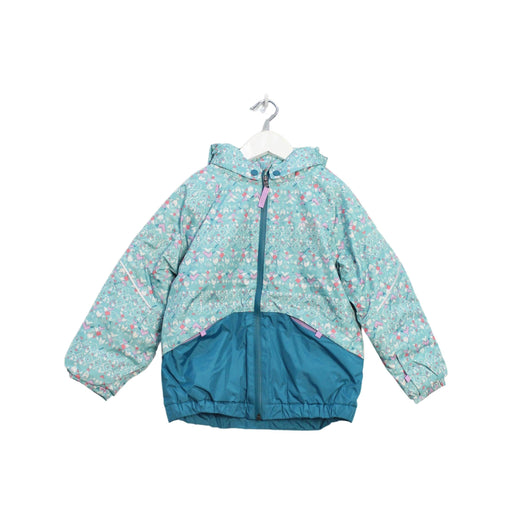 A Teal Ski Jackets from Patagonia in size 5T for girl. (Front View)