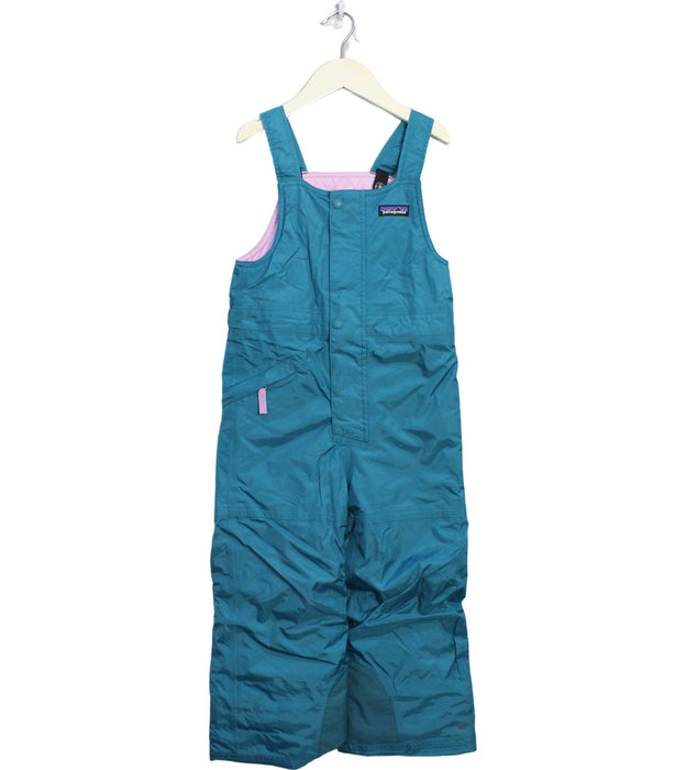 A Teal Ski Jackets from Patagonia in size 5T for girl. (Back View)