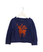 A Navy Knit Sweaters from Tommy Hilfiger in size 4T for boy. (Front View)