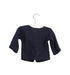 A Navy Cardigans from Petit Bateau in size 3-6M for girl. (Back View)
