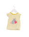 A Yellow Short Sleeve Tops from Boden in size 3-6M for girl. (Front View)