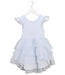 A Blue Short Sleeve Dresses from Seed in size 2T for girl. (Front View)