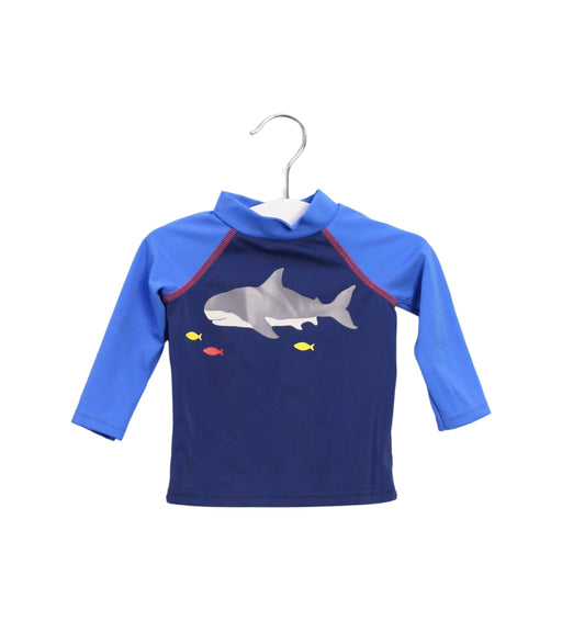 A Blue Rash Guards from Boden in size 3-6M for boy. (Front View)