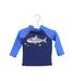 A Blue Rash Guards from Boden in size 3-6M for boy. (Front View)