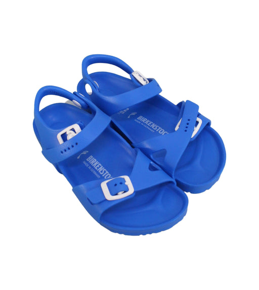 A Blue Sandals from Birkenstock in size EU32 for girl. (Front View)