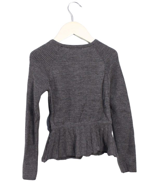 A Grey Long Sleeve Tops from Nicholas & Bears in size 6T for girl. (Back View)