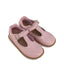 A Pink Dress Shoes from Stride Rite in size 3T for girl. (Front View)