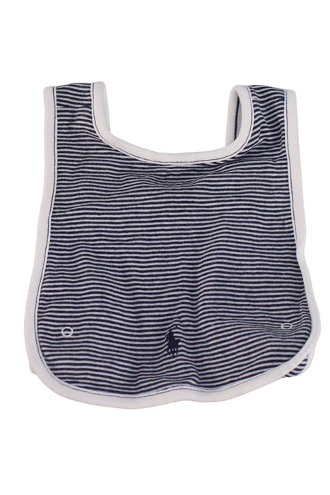 A Navy Bibs from Ralph Lauren in size O/S for neutral. (Front View)