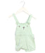 A Green Overall Shorts from Mides in size 3-6M for girl. (Front View)