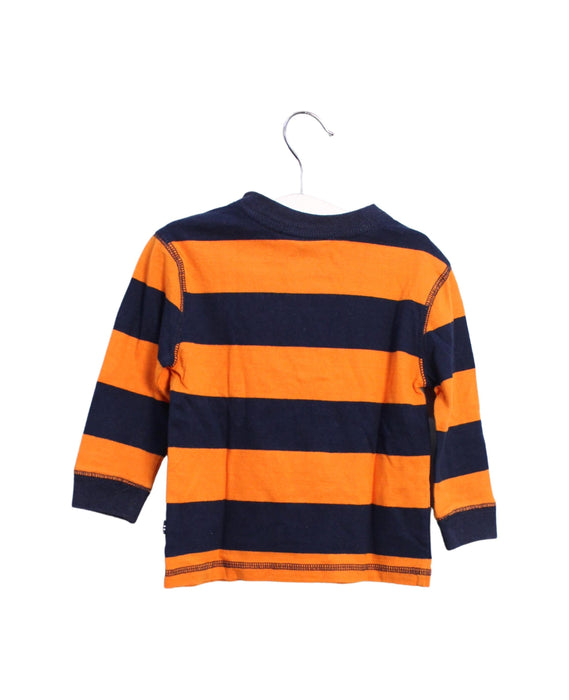 A Orange Long Sleeve Tops from Nautica in size 12-18M for boy. (Back View)