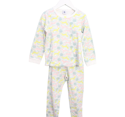 A Multicolour Pyjama Sets from Petit Bateau in size 6T for girl. (Front View)