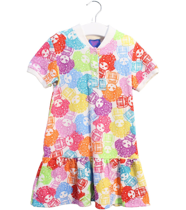 A Multicolour Short Sleeve Dresses from Opera Girl in size 4T for girl. (Front View)