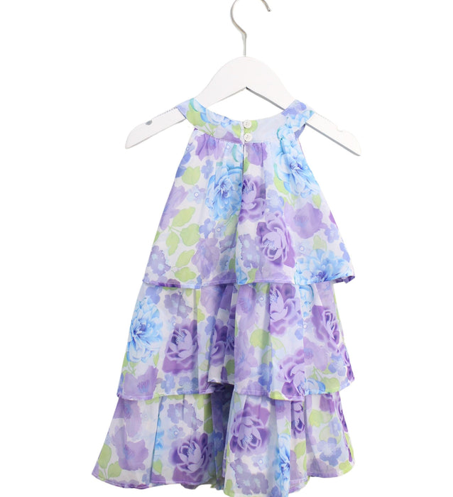 A Multicolour Sleeveless Dresses from Origami in size 3T for girl. (Back View)