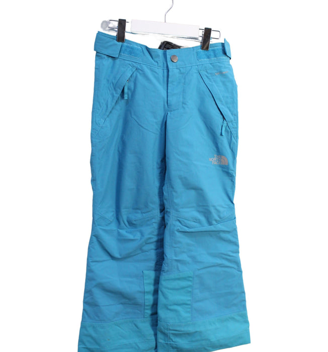 A Teal Ski Pants & Salopettes from The North Face in size 6T for girl. (Front View)