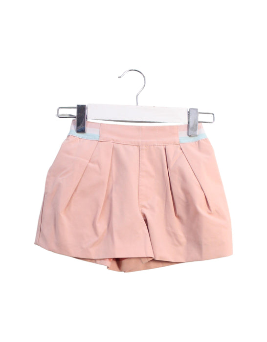 A Pink Active Shorts from Moody Tiger in size 4T for girl. (Front View)