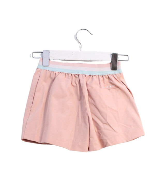 A Pink Active Shorts from Moody Tiger in size 4T for girl. (Back View)