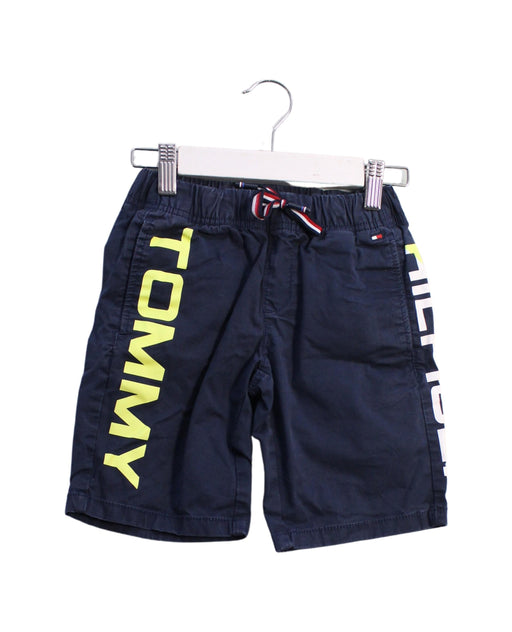 A Navy Shorts from Tommy Hilfiger in size 7Y for boy. (Front View)