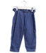 A Blue Casual Pants from Petit Bateau in size 2T for girl. (Front View)