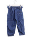 A Blue Casual Pants from Petit Bateau in size 2T for girl. (Back View)