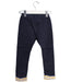 A Navy Sweatpants from Petit Bateau in size 3T for boy. (Back View)