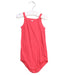 A Pink Sleeveless Bodysuits from Petit Bateau in size 12-18M for girl. (Front View)