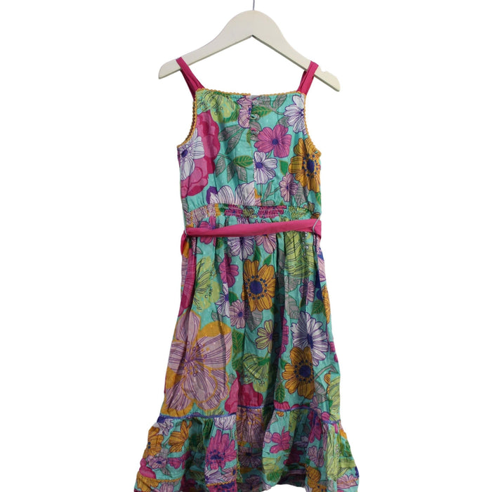 A Multicolour Sleeveless Dresses from Monsoon in size 5T for girl. (Back View)