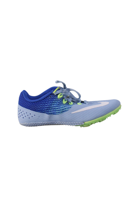 A Blue Cleats/Soccer Shoes from Nike in size 10Y for boy. (Back View)