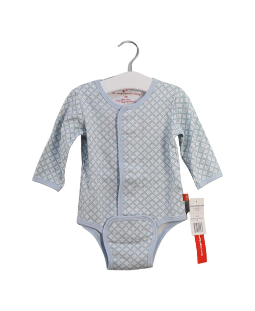 A Green Bodysuits from Magnificent Baby in size 6-12M for neutral. (Front View)