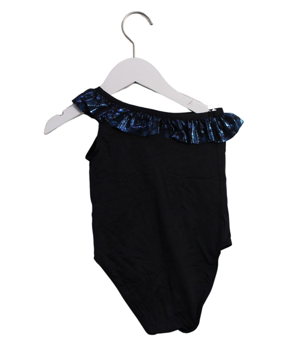 A Black Swimsuits from Lison in size 8Y for girl. (Back View)