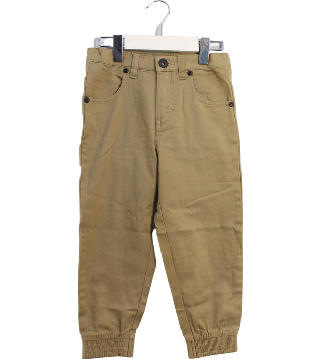 A Brown Casual Pants from Munster in size 4T for boy. (Front View)