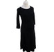 A Black Long Sleeve Dresses from Seraphine in size XS for maternity. (Front View)