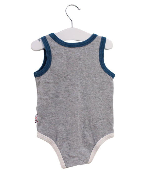 A Grey Bodysuits from TinyBitz in size 6-12M for boy. (Back View)