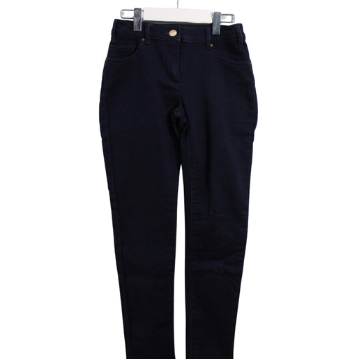 A Navy Jeans from Crewcuts in size 10Y for girl. (Front View)