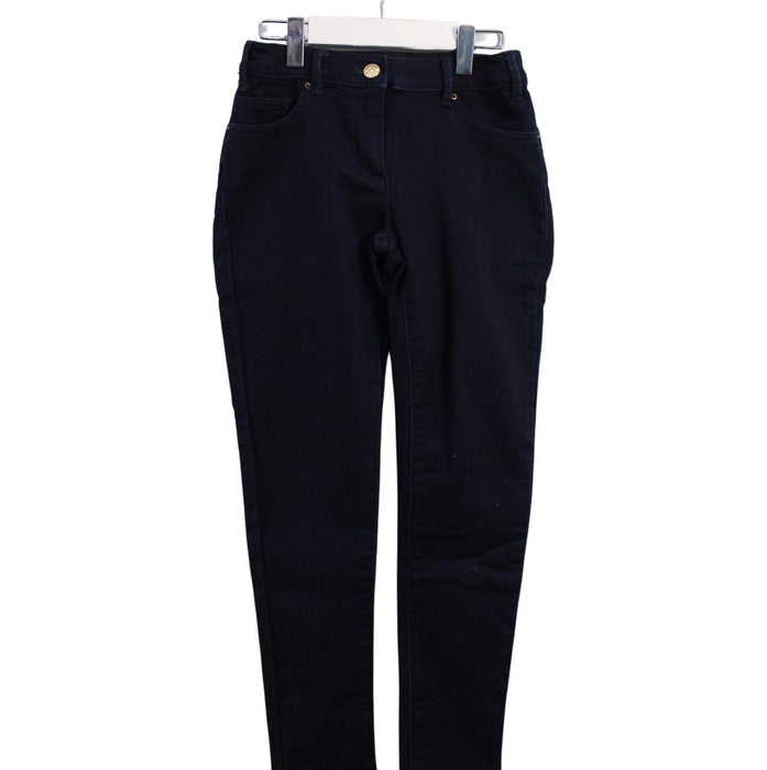 A Navy Jeans from Crewcuts in size 10Y for girl. (Front View)