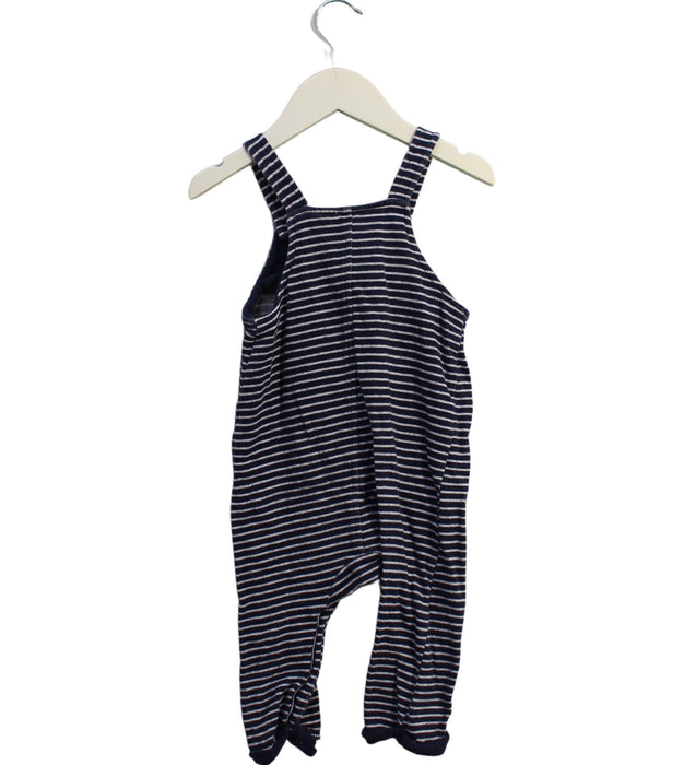 A Navy Long Overalls from Seed in size 12-18M for boy. (Back View)