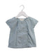 A Blue Short Sleeve Tops from Serendipity in size 6-12M for girl. (Front View)