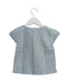 A Blue Short Sleeve Tops from Serendipity in size 6-12M for girl. (Back View)