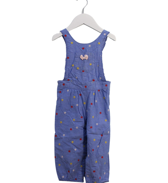 A Blue Long Overalls from Sergent Major in size 18-24M for girl. (Front View)