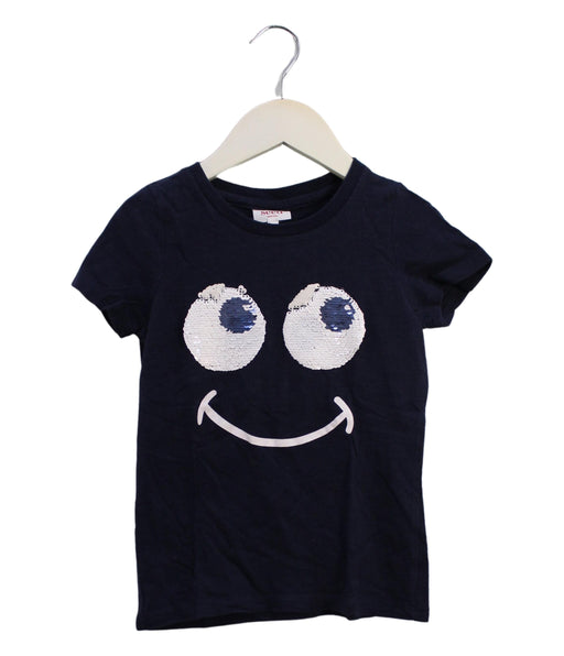 A Navy Short Sleeve T Shirts from Seed in size 3T for boy. (Front View)