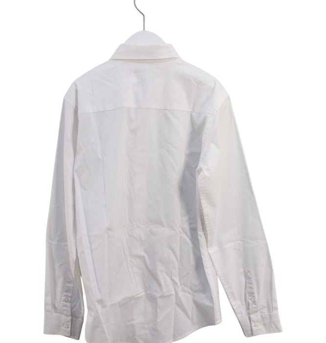 A White Long Sleeve Shirts from Calvin Klein in size 14Y for boy. (Back View)